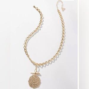 New Anthropologie Molten Pendant Necklace